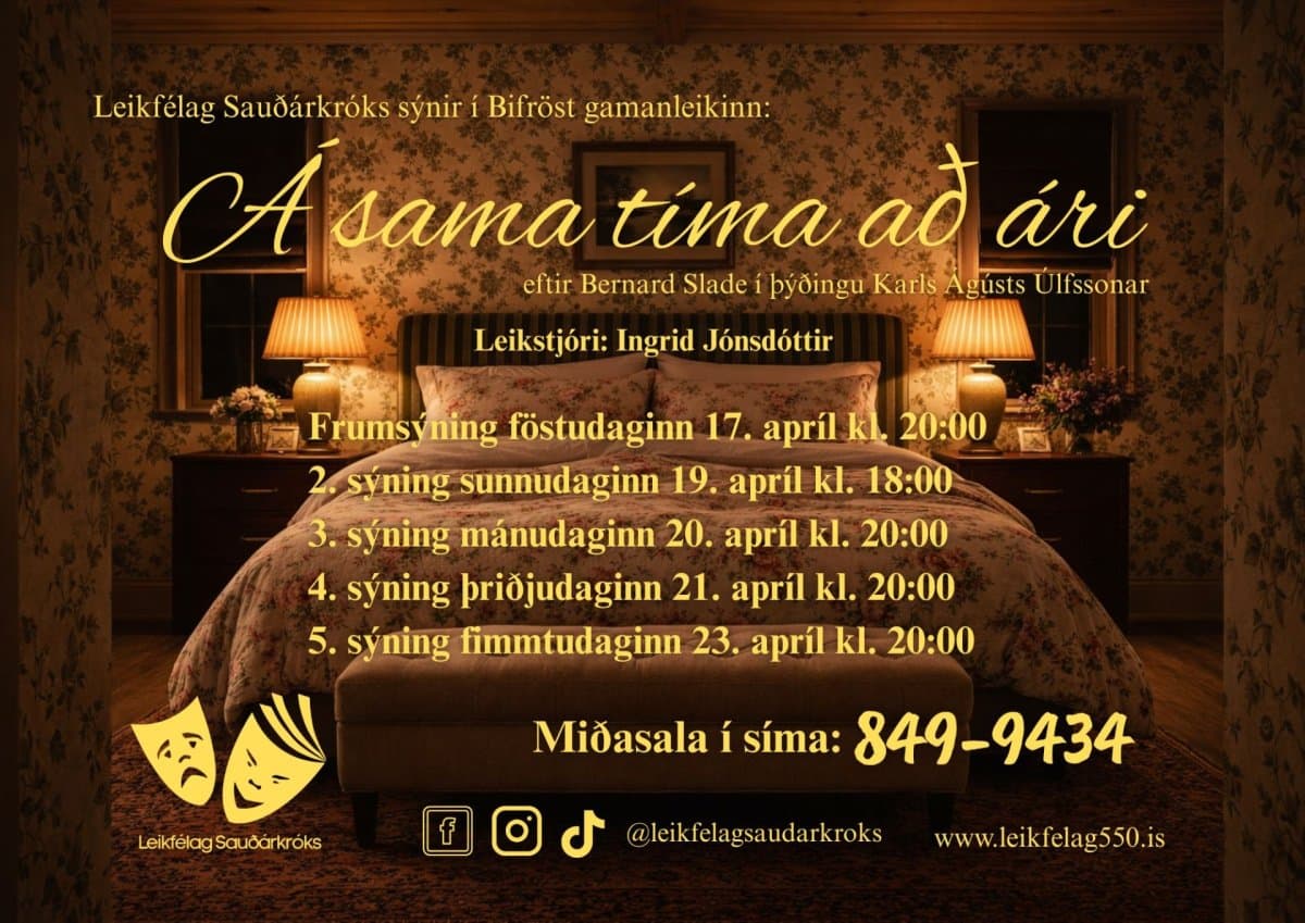 Frumsýning á föstudaginn