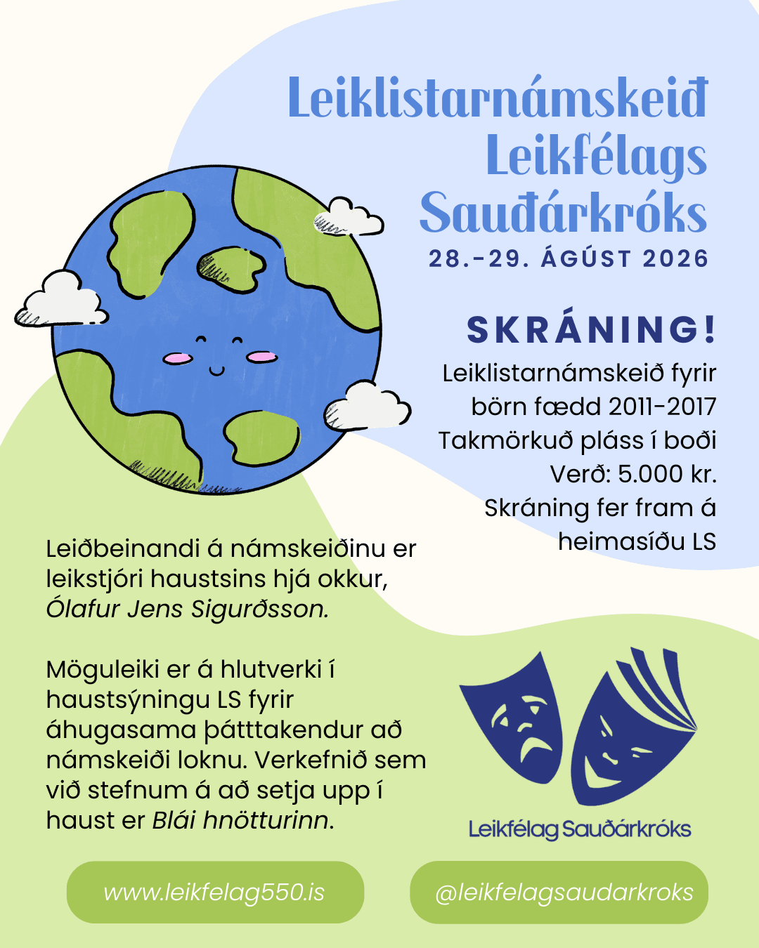 Skráning á Leiklistarnámskeið LS