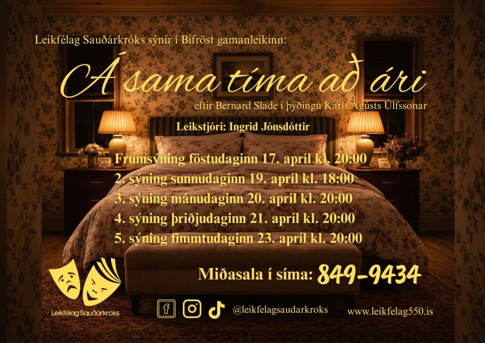 Frumsýning á föstudaginn